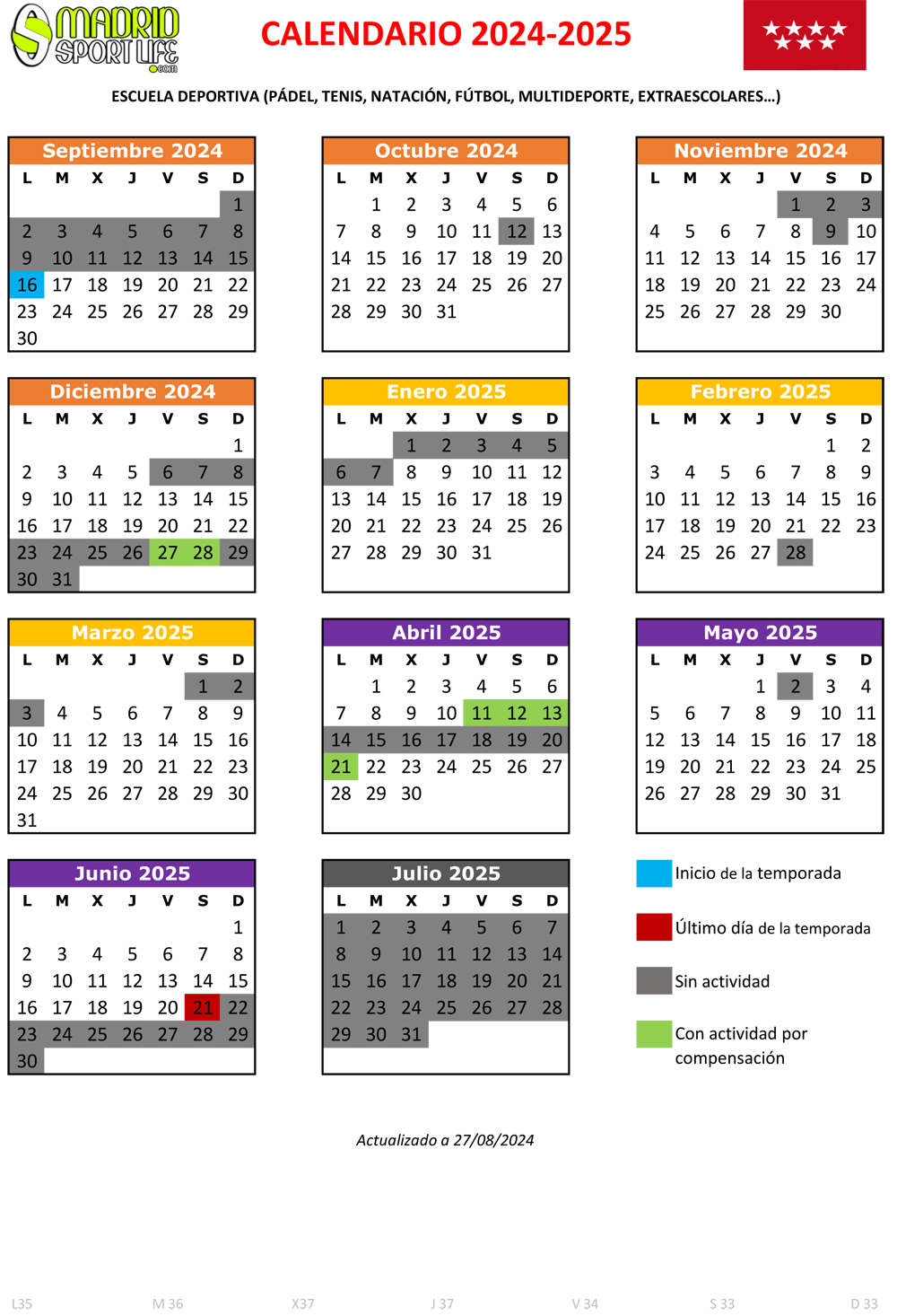 Calendario 2023-2024