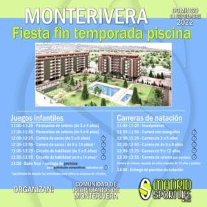 Fiesta cierre piscina