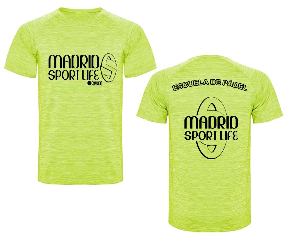 Camiseta alumno padel Madrid Sport Life