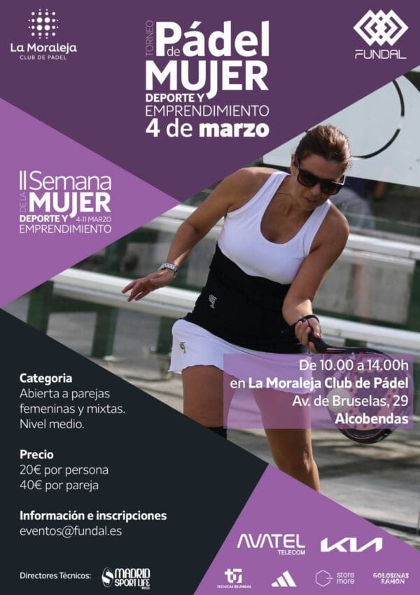 Torneo pádel 4 marzo 2023